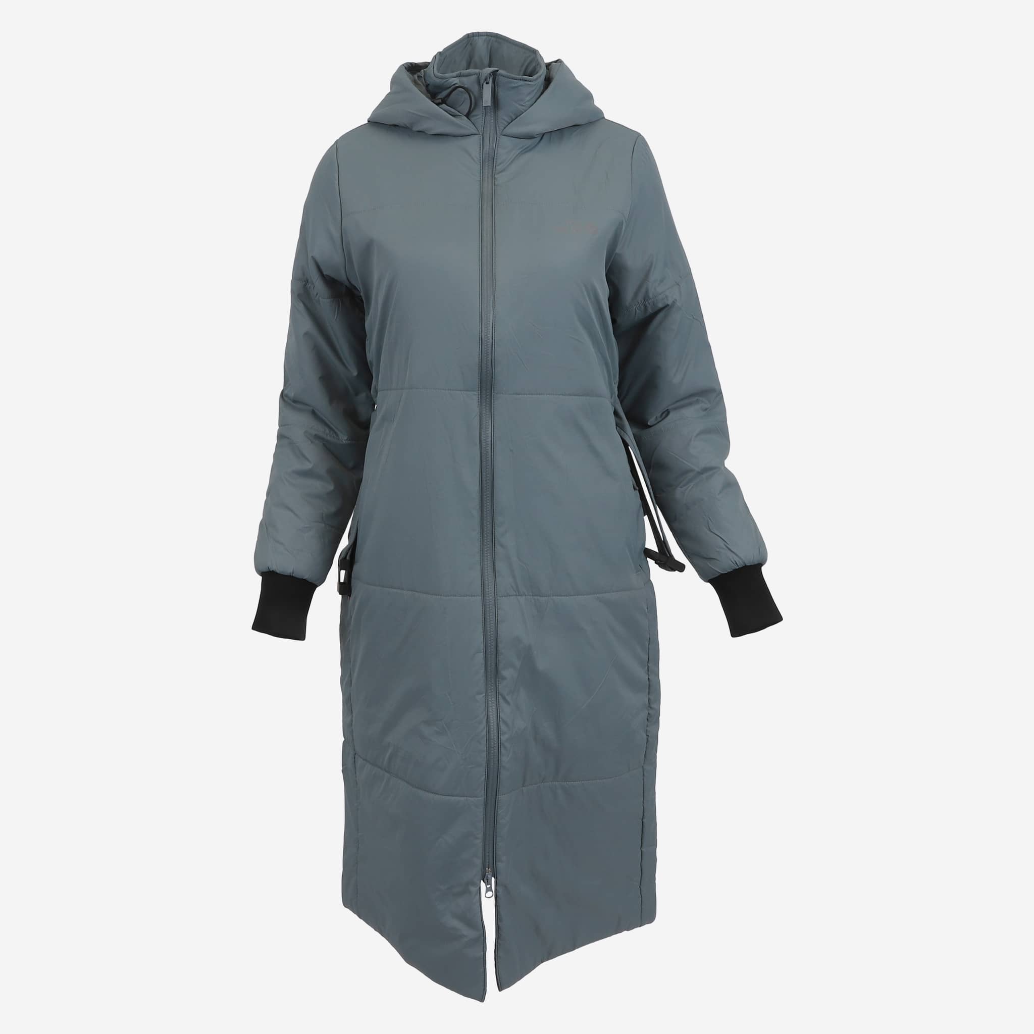 HVALEYRARHRAUN hooded wool insulated coat